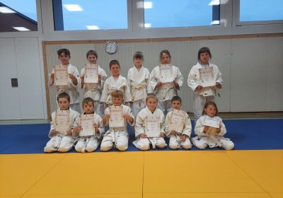 Kyu Prüfung für die jüngsten Judoka beim TV